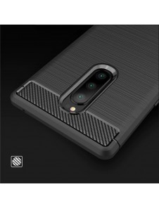 JollyFX Carbon Case Flexible Cover TPU Case for Sony Xperia 1 - Svart
