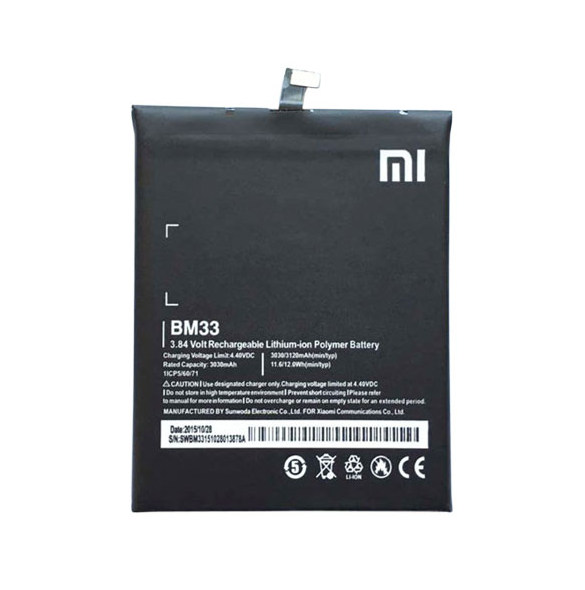 Xiaomi-batteri 3030mAh BM33 (bulk)