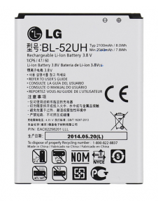 LG Batteri 2040mAh Li-Ion BL-52UH (Bulk)