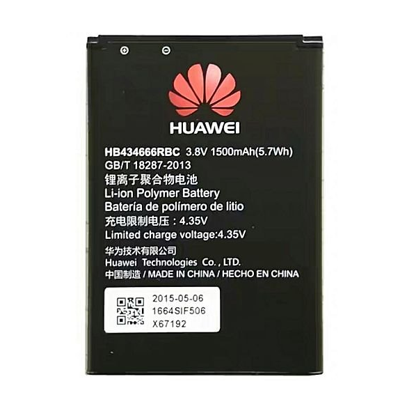 Huawei Batteri 1500mAh Li-Pol HB434666RBC (Bulk)