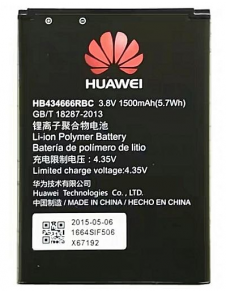 Huawei Batteri 1500mAh Li-Pol HB434666RBC (Bulk)