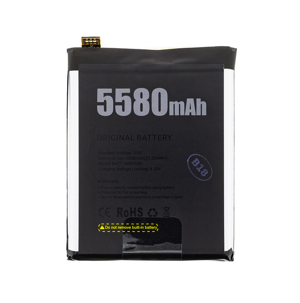 Doogee Batteri 5580mAh pro S60 / S60 Lite (Bulk)