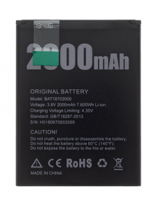 Doogee Batteri 2000mAh pro X50 / X50L (Bulk)