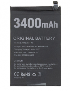 Doogee Batteri 3400mAh för X90L / Y8 (Bulk)