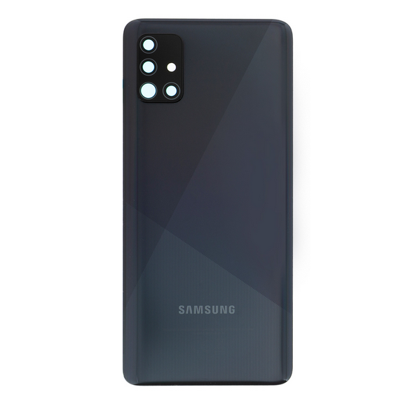 Samsung Galaxy A51 Batterilock - Krossad svart (Service Pack)