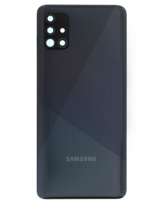 Samsung Galaxy A51 Batterilock - Krossad svart (Service Pack)