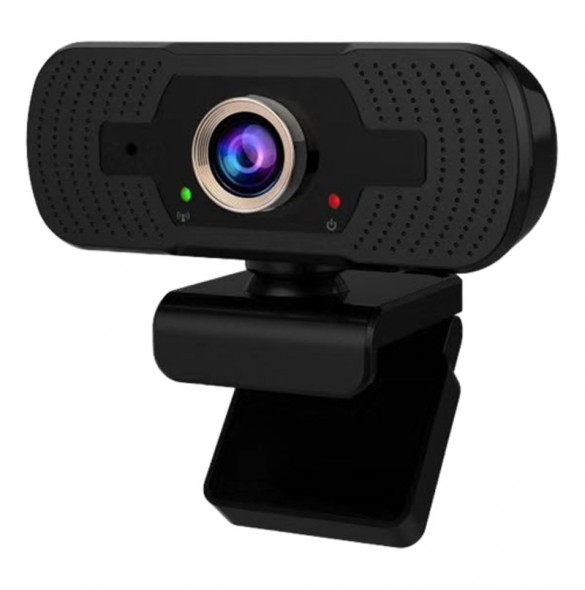 Deltaco Tris USB Web Camera, H.264 & MJPEG, 1080p 30fps, Svart