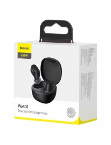 Baseus Encok WM01 True Wireless Earphones TWS Bluetooth 5.0 - Svart (NGWM01-01)