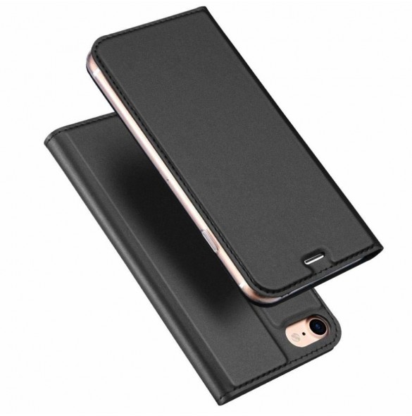 DUX DUCIS Skin Pro Bookcase typväska till iPhone 8, iPhone 7, iPhone SE 2020 - Grå