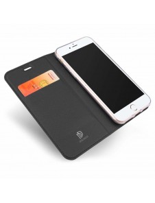 DUX DUCIS Skin Pro Bookcase typväska till iPhone 8, iPhone 7, iPhone SE 2020 - Grå