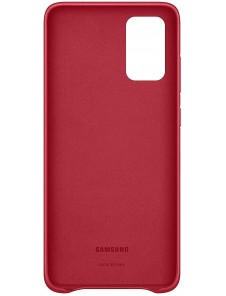 Samsung EF-VG985LRE läderfodral äkta läder väska till Samsung Galaxy S20 Plus - Röd