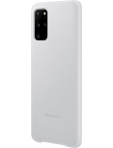 Samsung EF-VG985LSE läderfodral äkta läder väska till Samsung Galaxy S20 Plus - Silver