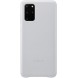 Samsung EF-VG985LSE läderfodral äkta läder väska till Samsung Galaxy S20 Plus - Silver