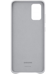 Samsung EF-VG985LSE läderfodral äkta läder väska till Samsung Galaxy S20 Plus - Silver