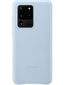 copy of Samsung EF-VG988LLEGEU läderfodral äkta läder väska till Samsung Galaxy S20 Ultra - Blå