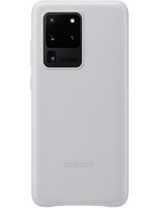 Samsung EF-VG988LSE läderfodral äkta läder väska till Samsung Galaxy S20 Ultra - Silver