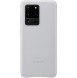 Samsung EF-VG988LSE läderfodral äkta läder väska till Samsung Galaxy S20 Ultra - Silver