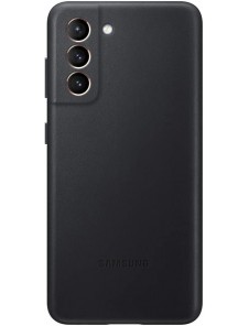 Samsung EF-VG996LBE läderskal äkta läder till Samsung Galaxy S21 Plus - Svart