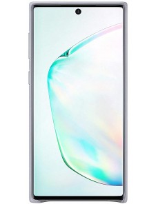 Samsung EF-VN970LJE läderfodral äkta läder väska till Samsung Galaxy Note 10 - Silver