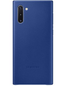 Samsung EF-VN970LLE läderfodral äkta läder väska till Samsung Galaxy Note 10 - Blå