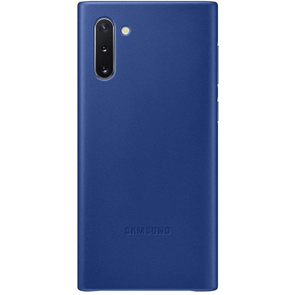 Samsung EF-VN970LLE läderfodral äkta läder väska till Samsung Galaxy Note 10 - Blå