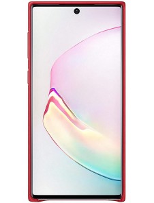 Samsung EF-VN970LRE läderfodral äkta läder väska till Samsung Galaxy Note 10 - Röd