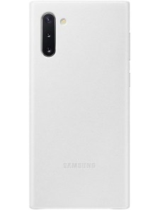 Samsung EF-VN970LWE läderfodral äkta läder väska till Samsung Galaxy Note 10 - Vit