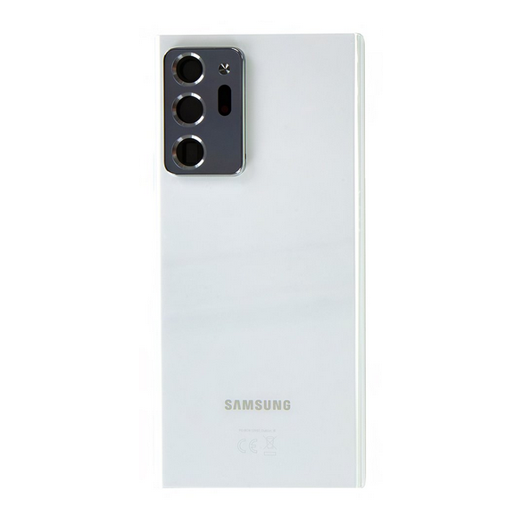 Samsung Galaxy Note 20 Ultra Batteri Skal - Mystick vit (Service Pack)