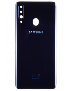 Samsung Galaxy A20s Batterilucka - Blå (Service Pack)