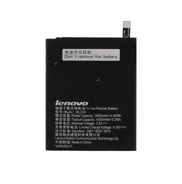 Lenovo originalbatteri 4000mAh Li-Pol BL234 (Bulk)