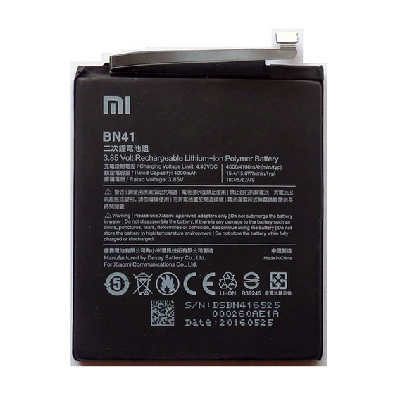 Xiaomi-batteri 4100mAh BN41 (Bulk)