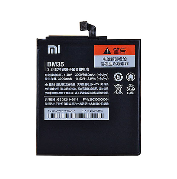 Xiaomi-batteri 3080mAh BM35 (Bulk)