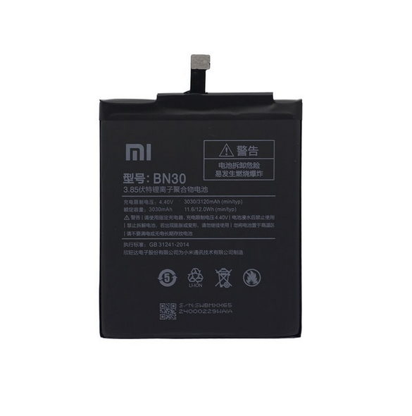 Xiaomi-batteri 3120mAh BN30 (Bulk)