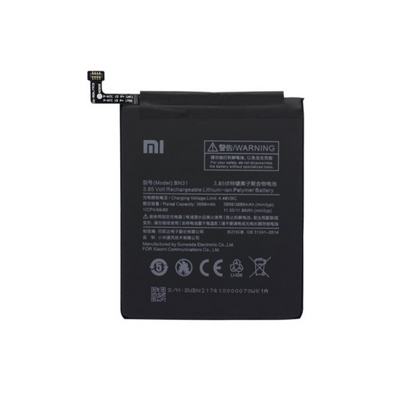 Xiaomi-batteri 3080mAh BN31 (Bulk)