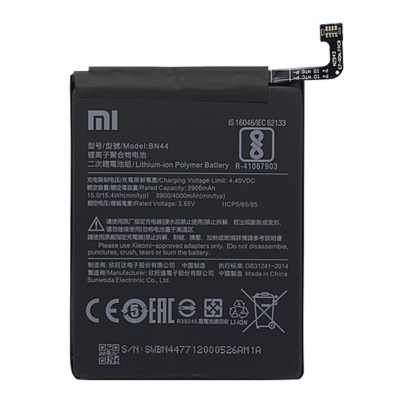 Xiaomi-batteri 4000mAh BN44 (Bulk)