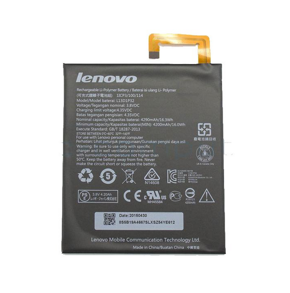 Lenovo originalbatteri 4290mAh Li-Pol L13D1P32 (Bulk)