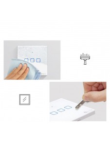 Sonoff T0EU1C-TX touch Wi-Fi wireless wall smart switches - Vit