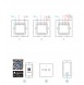 Sonoff T0EU1C-TX touch Wi-Fi wireless wall smart switches - Vit
