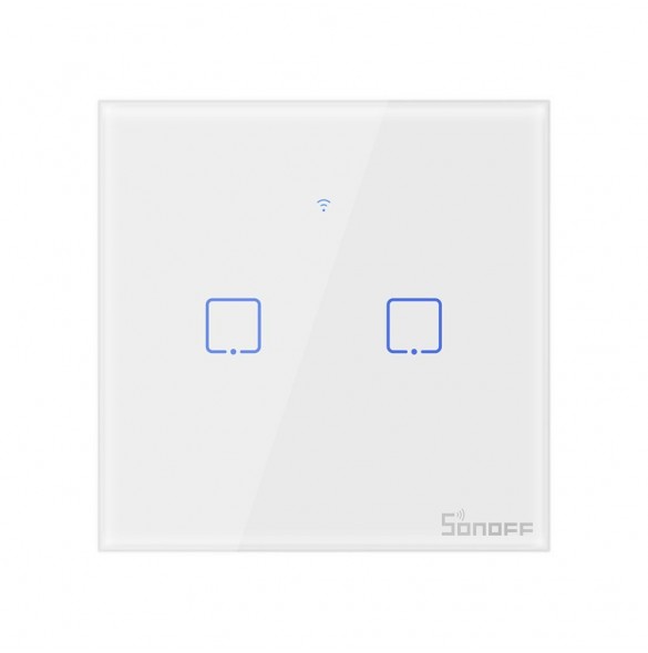 Sonoff T0EU2C-TX touch Wi-Fi wireless wall smart switches - Vit