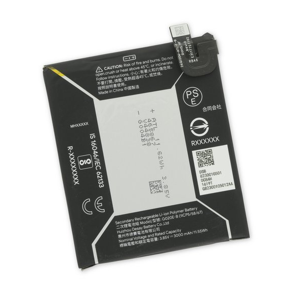 Google Pixel 3a-batteri 3000mAh Li-Ion G020E-B (Bulk)