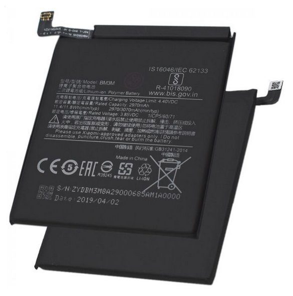 Xiaomi-batteri 3070mAh BM3M (Bulk)