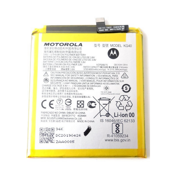 Motorola Batteri 4000mAh Li-Ion KG40 (Bulk)