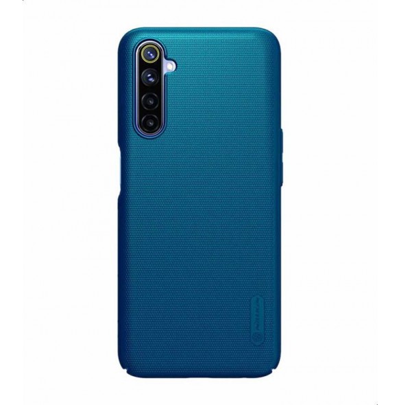 Nillkin Super Frosted Back Cover for Realme 6 - Peacock Blue