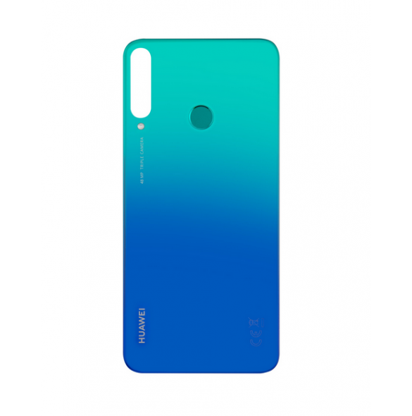 Huawei P40 Lite E Batteri Skal - Aurora blå