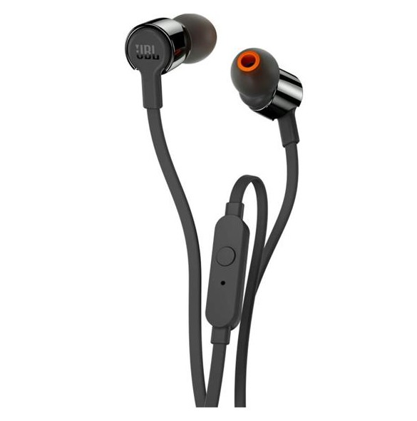 JBL Harman T210 In-Ear Headphones with In-Line Microphone 3,5mm - Svart