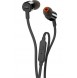 JBL Harman T210 In-Ear Headphones with In-Line Microphone 3,5mm - Svart
