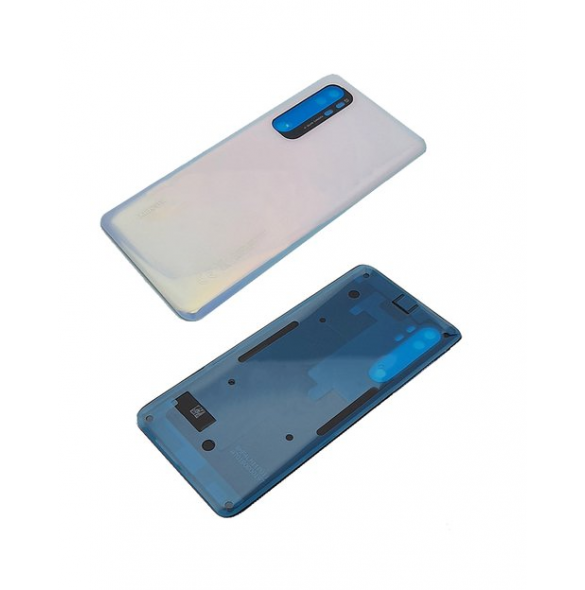Xiaomi Mi Note 10 Lite Batterilock - Glaciärvit