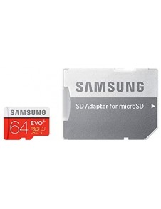 Samsung MicroSDXC EVO Plus micro SD minneskort 64 GB med SD-adapter CLASS 10 R80/W20