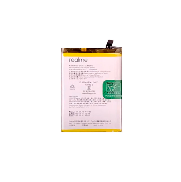 Realme 6i-batteri 5000mAh Li-Ion BLP771 (Service Pack)