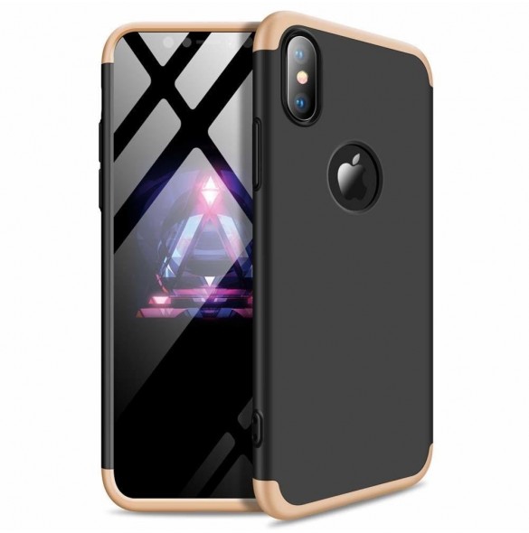 Svartguld och mycket snyggt skydd till iPhone XR.